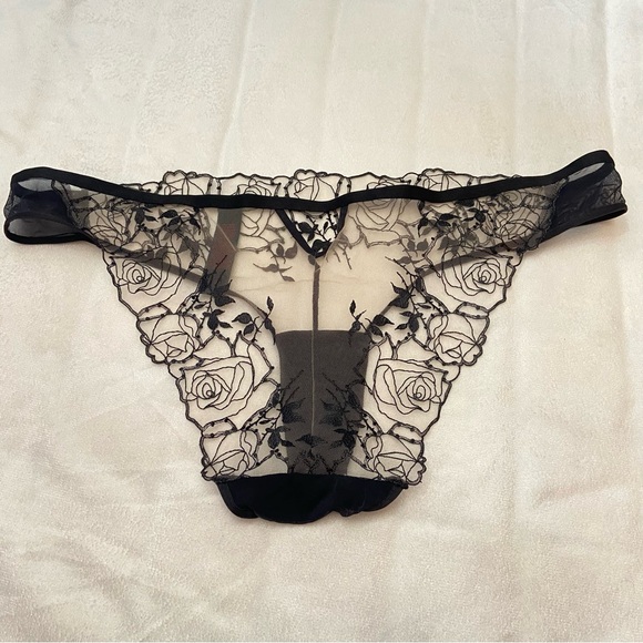Bluebella Black Floral Lace Panties - Picture 7 of 8